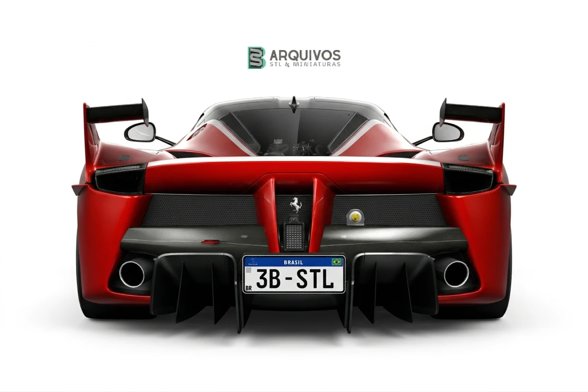 Modelo 3D STL - Ferrari FXX K 2015 — foto 5